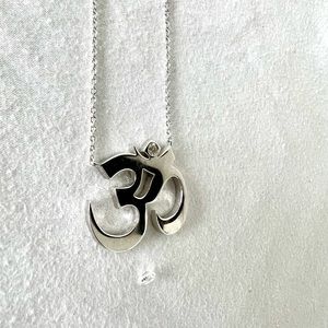 OM silver necklace ❤️
